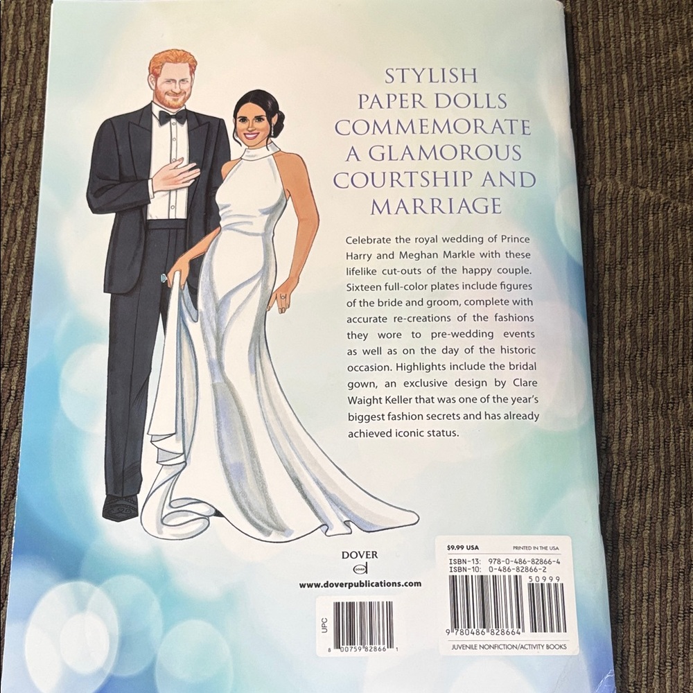 Royal Wedding Coloring and Paper Doll Books - Picture 14 of 16